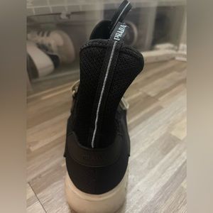 Black Prada nylon sneakers